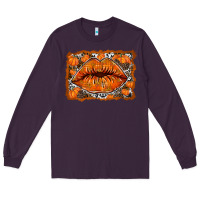 Plum fall lips Long Sleeve Tee - RacoonDesign