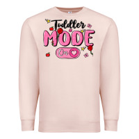 Pale Pink toddler mode on Premium Sweatshirt - MaliasSmallBusiness