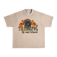 French Oak thankful and blessed Urban Heavy Tee - RanaPortraitStore