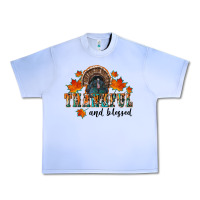 Grape Ice thankful and blessed Urban Heavy Tee - RanaPortraitStore
