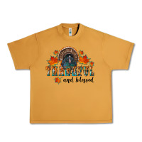 Peanut Butter thankful and blessed Urban Heavy Tee - RanaPortraitStore