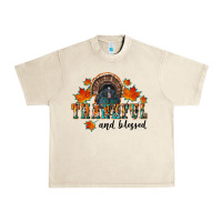 Sandshell thankful and blessed Urban Heavy Tee - RanaPortraitStore
