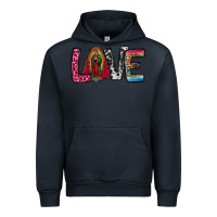 Navy our lady of guadalupe love Urban Hoodie - Jasminsmagicworld