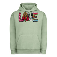 Pigment Oil Green our lady of guadalupe love Urban Hoodie - Jasminsmagicworld