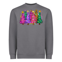 Storm christmas trees and lights Heavyweight Sweatshirt - Zillion Design Studio