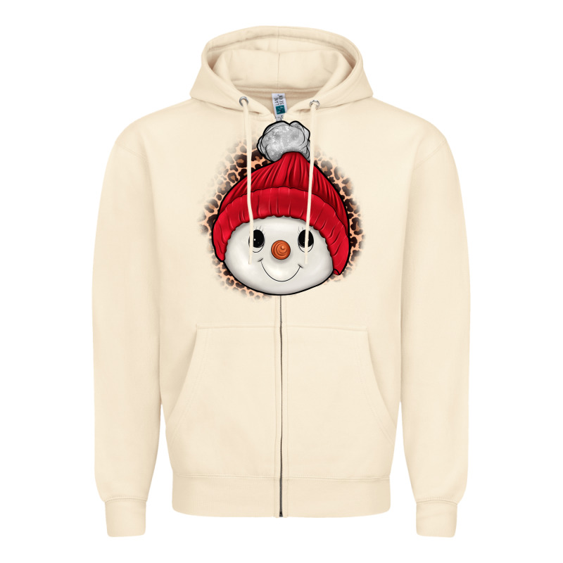 Snowman Zipper Hoodie by JahusDesignShop | Teevron