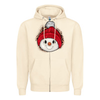 Sandshell snowman Zipper Hoodie - JahusDesignShop