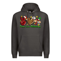 Smoke Peace love Phlebotomy Christmas Premium Hoodie - NancyCooperArtShop