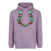 Lavender serape turquoise horseshoe Heavyweight Hoodie - Jasminsmagicworld