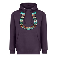 Plum serape turquoise horseshoe Heavyweight Hoodie - Jasminsmagicworld