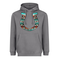 Storm serape turquoise horseshoe Heavyweight Hoodie - Jasminsmagicworld