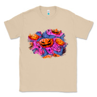 Mushroom halloween pumpkin patch  4 Classic Tee - BundleAndBundleShop