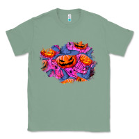 Sage halloween pumpkin patch  4 Classic Tee - BundleAndBundleShop
