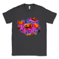 Smoke halloween pumpkin patch  4 Classic Tee - BundleAndBundleShop