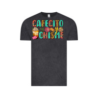 Vintage Black cafecito y chisme Vintage Tee - Zillion Design Studio
