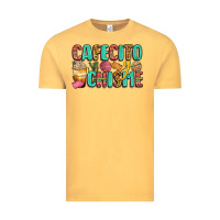 Vintage Mustard cafecito y chisme Vintage Tee - Zillion Design Studio
