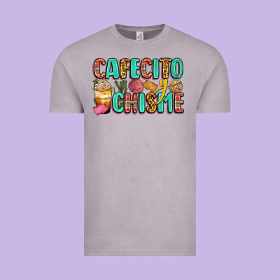 Cafecito Y Chisme Vintage Tee Designed By Zillion Design Studio
