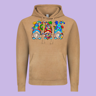 Autism Gnomes Vintage Hoodie Designed By Zillion Design Studio