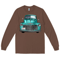 Chestnut western truck front view Long Sleeve Tee - FaDigitalArtStudio