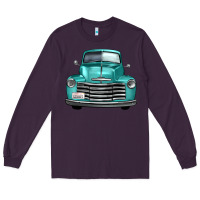 Plum western truck front view Long Sleeve Tee - FaDigitalArtStudio