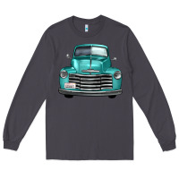 Smoke western truck front view Long Sleeve Tee - FaDigitalArtStudio