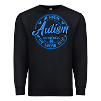 Black autism awareness Premium Sweatshirt - MaliasSmallBusiness