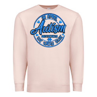 Pale Pink autism awareness Premium Sweatshirt - MaliasSmallBusiness