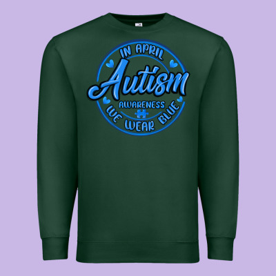 Autism Awareness Premium Sweatshirt Designed By Maliassmallbusiness