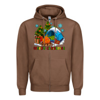 Chestnut merry Christmas camp Zipper Hoodie - AdoDesignShop