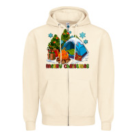 Sandshell merry Christmas camp Zipper Hoodie - AdoDesignShop