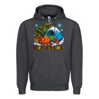 Smoke merry Christmas camp Zipper Hoodie - AdoDesignShop