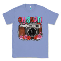 Colony Blue oh snap rose grey leopard vintage camera Classic Tee - FaDigitalArtStudio