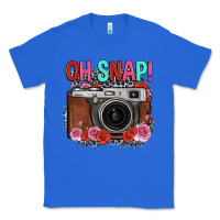 True Royal oh snap rose grey leopard vintage camera Classic Tee - FaDigitalArtStudio