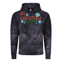 Cloud Black It's Christmas Y'all Season Winter Vintage Hoodie - RanaPortraitStore