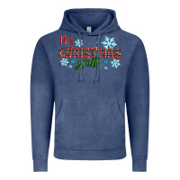 Vintage Denim It's Christmas Y'all Season Winter Vintage Hoodie - RanaPortraitStore