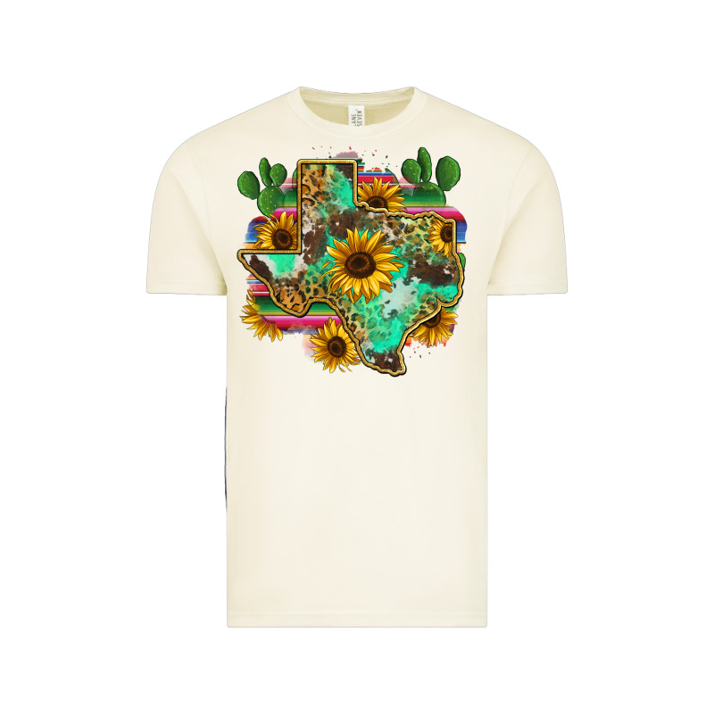 Texas Map Vintage Tee by Zillion Design Studio | Teevron