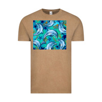 Dolphin Tumbler Vintage Tee | Teevron