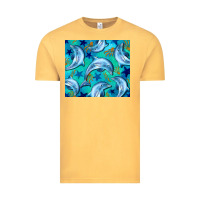 Vintage Mustard dolphin tumbler Vintage Tee - BarkalooDesign