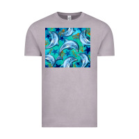 Vintage Zinc dolphin tumbler Vintage Tee - BarkalooDesign