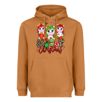 Meerkat Merry Christmas unicorns Heavyweight Hoodie - NancyCooperArtShop