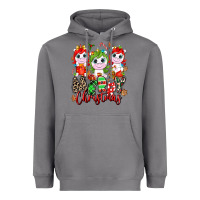 Storm Merry Christmas unicorns Heavyweight Hoodie - NancyCooperArtShop