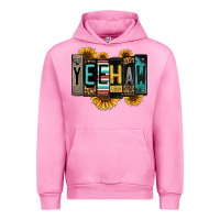 Fuchsia Pink yeehaw license plate letters Urban Hoodie - Jasminsmagicworld
