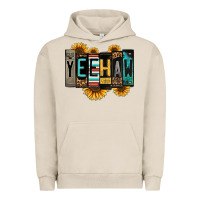 Pigment French Oak yeehaw license plate letters Urban Hoodie - Jasminsmagicworld