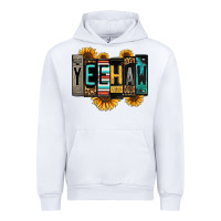 White yeehaw license plate letters Urban Hoodie - Jasminsmagicworld