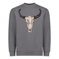 Storm western bull skull tbw Heavyweight Sweatshirt - texasbilliewilder