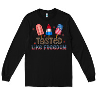 Black tasted like freedom Long Sleeve Tee - CowhideDigitalArt