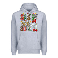 Heather Grey Sassy litte soul Premium Hoodie - NancyCooperArtShop