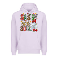 Lilac Sassy litte soul Premium Hoodie - NancyCooperArtShop
