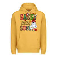 Mustard Sassy litte soul Premium Hoodie - NancyCooperArtShop