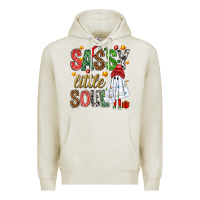 Oatmeal Heather Sassy litte soul Premium Hoodie - NancyCooperArtShop